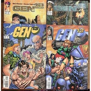 DC Comics GEN 13 volume 22,28 & GEN 13 Bootleg Volume 11,13